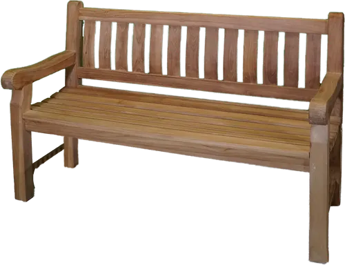 Teakholz Gartenbank Antwerpen 3 Sitzer 150 cm - Stilvolle Teakholz Gartenbank für 3 Personen, ideal für Garten und Terrasse. Robustes Material und elegantes Design sorgen für Komfort und Langlebigkeit. Montage erforderlich.