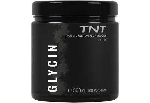 TNT (True Nutrition Technology) Glycin - 100% reines Pulver ohne Zusätze Pulver, 500 g