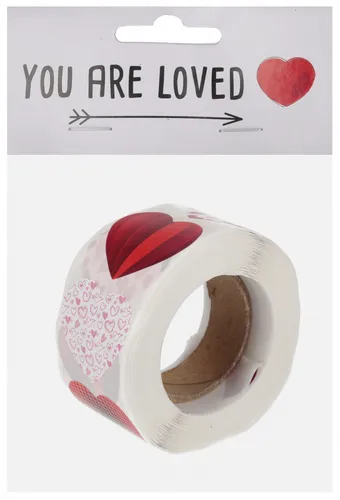 Naklejki na taśmie op500szt Walentynki ARPEX WA3810 ARPEX 5902934243810