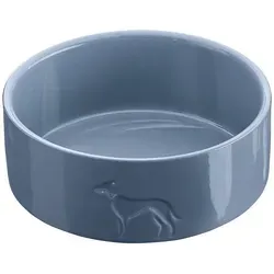 Hunter Tierbedarf Futternapf Keramik-Napf Osby Glazed taubenblau für Hunde blau 1100 ml | 6 cm