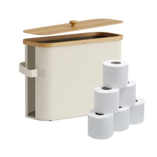 Toilettenpapier Aufbewahrung Reserverollenhalter Klopapier Korb stehend Stoff