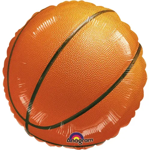 Standard Championship Basketball Folienballon S40 verpackt 43 cm