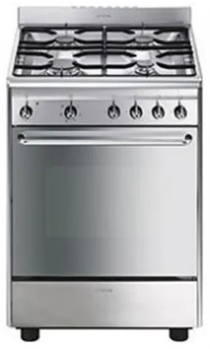 Smeg SCD60EMX9 Gas-Kombi-Standherd