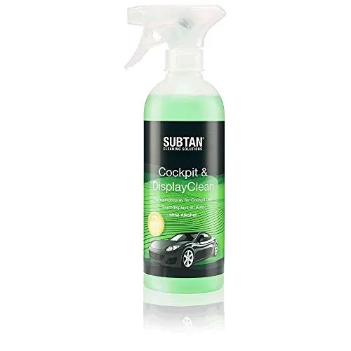 Auto Display Reiniger Spray 500 ml – SUBTAN Cockpit & DisplayClean – Alkoholfrei für Touchscreen, Cockpit, Armaturenbrett – Made in Germany