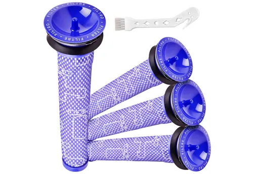 VIOKS Ersatzfilter Vormotor-Filter Ersatz für Dyson 965661-01, Zubehör für Staubsauger, V6 V7 V8 Motorschutzfilterzylinder mit Reinigungsbürste