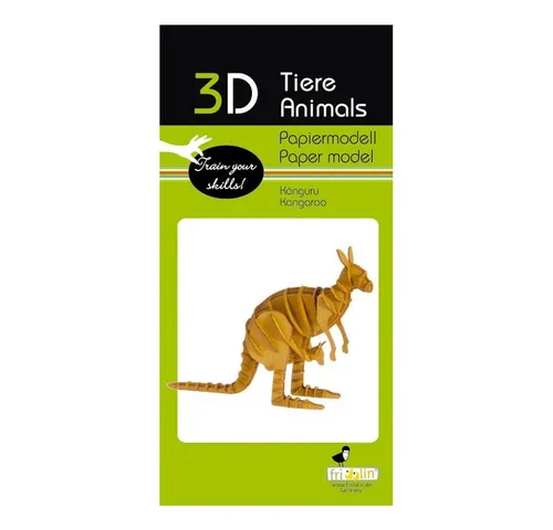 Fridolin 3D-Puzzle 3D Tiere Papiermodell von Fridolin