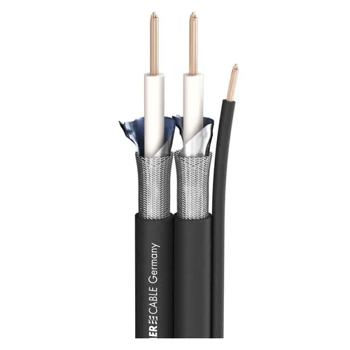 Sommercable -Sinus Control- HighEnd NF-Kabel Meterware - Stereo - OFC - Schwarz