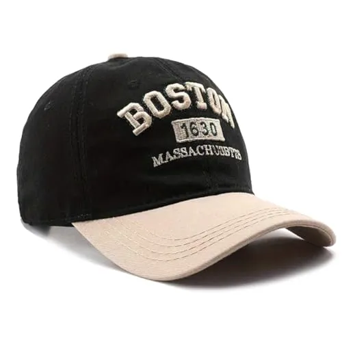 Sporty Baseballcap Boston Distressed Snapback - Retro Look - Verstellbare Baseballcap im angesagten Vintage-Design mit Lüftungslöchern und leicht vorgebogenem Schirm. Ideal für jeden Anlass und stylish im Alltag.
