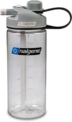 Nalgene Multi Drink Sustain Trinkflasche, 600ml, transparent