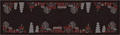Tischläufer -Julstad- Schwarz, 35x120 cm in schwarz von Ekelund