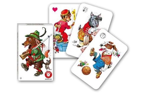 Piatnik 4271 Kartenspiel - Schwarz, für 2 bis 6 Spieler, ideal für Kinder ab 3 Jahren und schnelle Spielrunden von 20 Minuten