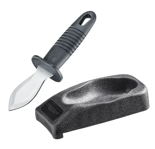 WESTMARK Fischbesteck Set 2tlg. Austernwerkzeug, Edelstahl, PP, PVC, sehr massiv, praktische Anlegekante, spülmaschinengeeignet, BPA-frei