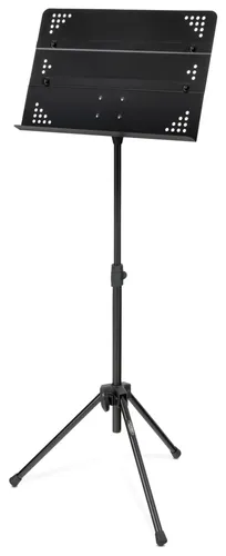 Classic Cantabile OSS-01 Orchesterpult steckbar - Höhenverstellbares Orchesterpult mit steckbarer Notenablage, ideal für Musiker unterwegs. Kompakt und robust für den einfachen Transport.
