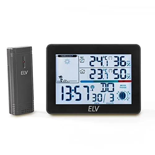 ELV Funk-Wetterstation WS50, inkl. Außensensor