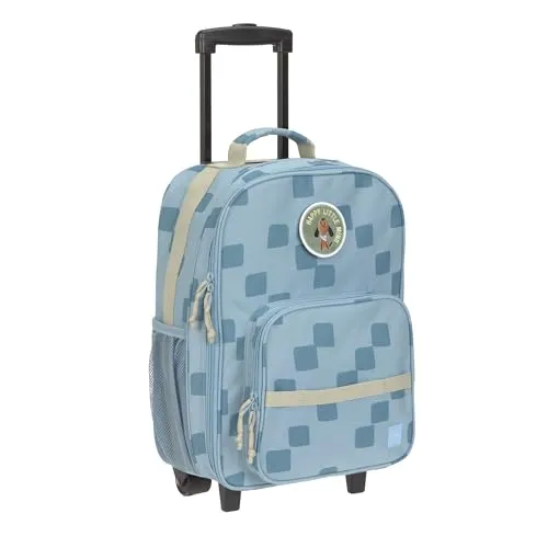 LÄSSIG Kinderkoffer Trolley Pattern Party Blue - Kindergepäck - Der LÄSSIG Trolley fördert die Selbstständigkeit der Kids beim Reisen und hat leichtgängige Rollen sowie einen verstellbaren Teleskopgriff für optimalen Komfort.