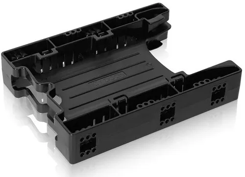 Einbaurahmen IcyDock 2x6,3cm IDE/SATAD in 3,5 HDD/SSD sw