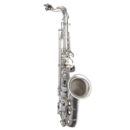Monzani MZTS-360 Tenor Saxophon Matt Silber Optik