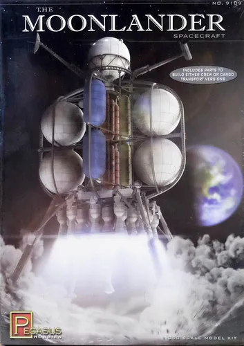 The Moonlander Spacecraft Raumschiff 1:350 Model Kit Bausatz Pegasus 9109