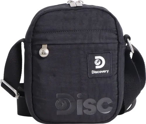Discovery Schultertasche Commuter mit Antikratz-Tasche Black One Size - Praktische Handtasche mit RFID-Schutz und Antikratz-Tasche für Elektronik. Ideal für die sichere Organisation Ihrer Essentials. Kompakt und leicht, perfekt für den täglichen Gebrauch.
