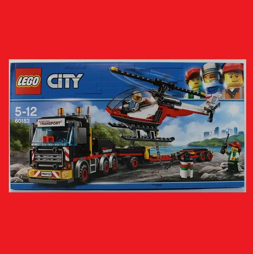 LEGO 60183 City Schwerlasttransporter mit Hubschrauber - LEGO (R) Komplette Sets & Packs, inklusive schwerem Transporter und Hubschrauber für spannende Feuerwehrmissionen.