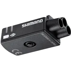 Shimano Di2 SM-EW90-A Junction Box 3-Port - E-Scooter Verteilereinheit für Shimano Di2, mit Akkustandanzeiger und Ladeanschluss für verbesserte Benutzerfreundlichkeit.