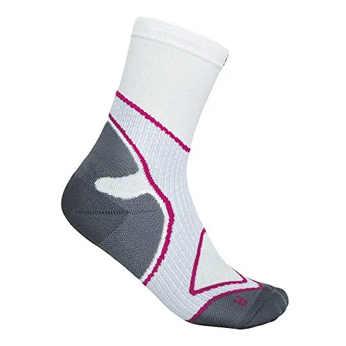 BAUERFEIND Laufsocken Run Performance Mid Cut Socks für Laufen & Fitness, 1 Paar Sportsocken mit Funktionszonen (Infinity Zone Technologie), Laufstrumpf für Damen, Funktionssocken