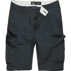Vintage Industries V-Core Ryker Shorts in Schwarz-Grau, Größe 34 für Herren - Hochwertige Shorts aus Stretch-Stoff mit praktischen Taschen für optimalen Tragekomfort und flexible Bewegungen. Ideal für Freizeit und aktive Tage.