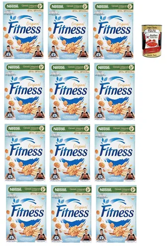 Nestlé Fitness Original Cerealien Vollkorn Weizen und Haferflocke 12x 375g+Polpa