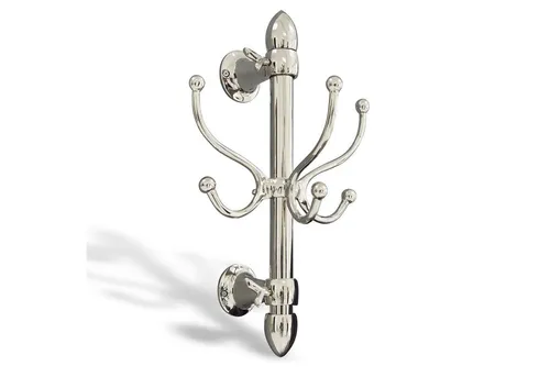 Loberon Haken Anthé, Nostalgischer Wandhaken für Flur & Bad - Der Loberon Haken Anthé vereint nostalgischen Charme mit funktionellem Design. Ideal zur Aufbewahrung von Handtüchern oder Kleidung, aus hochwertigem Aluminium in Silber. Perfekt für den Flur und das Bad.