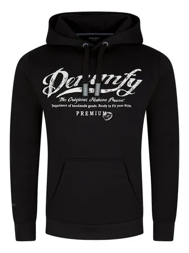 DENIMFY Kapuzenpullover DFArno - Herren Hoodie mit Kängurutasche - Hoodies für Herren in modischer Vintage Optik, ideal für kalte Tage. Hochwertige Materialqualität und viele Farben sowie Größen für jeden Stil.
