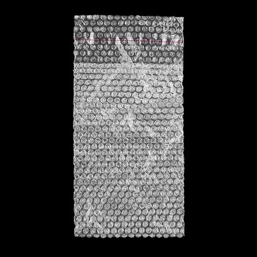 Luftpolsterbeutel mit selbstklebender Klappe transparente Polsterbeutel Schutzbeutel Versandmaterial Verpackung Größenwahl, Größe:12 x 20 cm 100