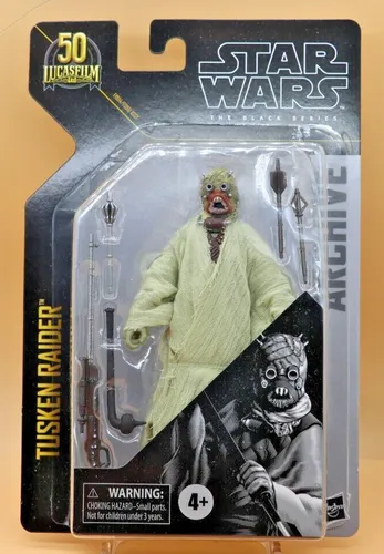 Star Wars The Black Series Archive Collection Tusken Raider - Actionfigur aus der Star Wars Reihe, 15,2 cm groß, mit Premium-Deko und 4 Zubehörteilen – ideal für Sammler und Fans der ursprünglichen Trilogie.