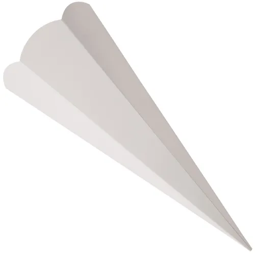 folia Schultüten-Zuschnitt 6-eckig 680 mm grau 5 Stück