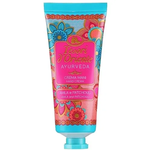 Tesori d’Oriente Ayurveda intensiv feuchtigkeitsspendende Handcreme – Amla und Patchouli, 75 ml (Ayurveda)