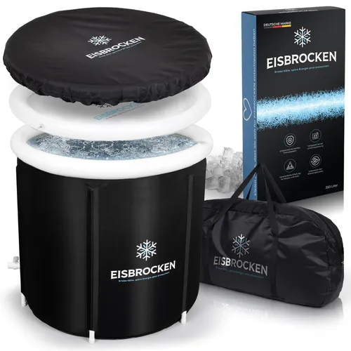 Eisbad Tonne Kältewanne – Mobile Ice Bath Tonne 80cm für Sport und Wellness Bade