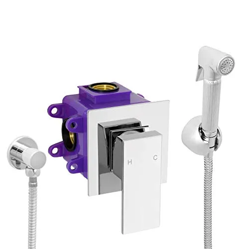 Welfenstein Unterputz Bidet Set BS17 Spraybrause Bidetbrause Intimdusche Hygienedusche