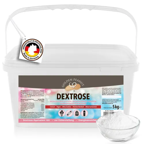 Dextrose monohydrat Traubenzucker 5 kg Zuckerersatz Premiumqualität ohne Zusätze
