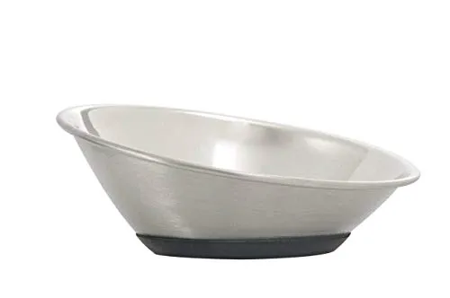 Karlie Flamingo Selecta schräger Edelstahl-Katzennapf von Flamingo