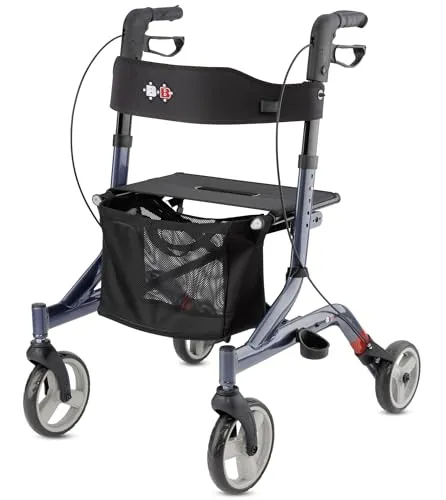 Bischoff & Bischoff Capero Rollator – Faltbar und leicht für drinnen und draußen