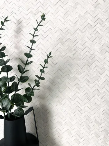 Newroom Vliestapete in Weiß in weiß von Newroom