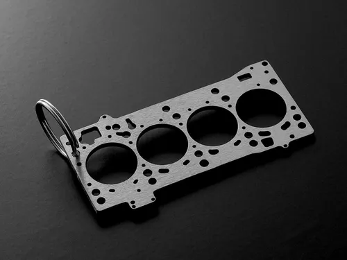 Schlüsselanhänger Zylinderkopfdichtung für VAG 2,0 TDI GTD - Edelstahl gebürstet