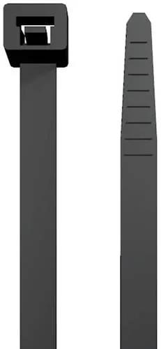 Weidmüller CB 780/9.0 BLACK Kabelbinder 780mm - Kabelbinder in Schwarz, 780mm lang und 9mm breit, ideal für eine sichere und zuverlässige Befestigung von Kabeln. 100 Stück pro Packung.