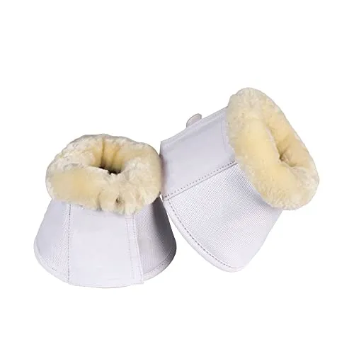 BASIC Hufglocken FAUX FUR in weiß von Eskadron