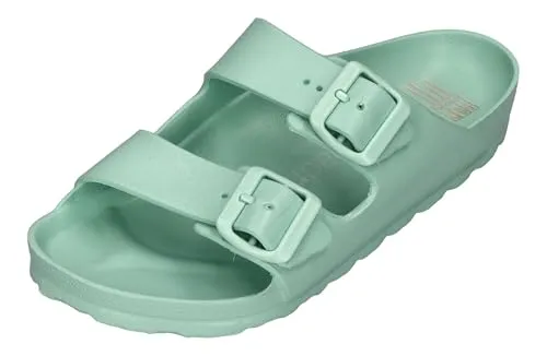Espadrij L'ORIGINALE Damen Pantolette - AMI POOL - mint, Größe:41 EU
