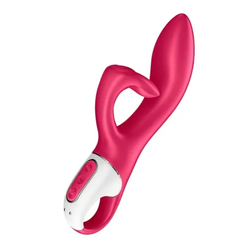 Satisfyer Embrace Me Rabbit Vibrator | 2 starke Motoren & flexibel | Ergonomischer Dildo mit Klitoris-Stimulator | Wiederaufladbar & wasserdicht (IPX7) | Sex-Spielzeug für Frauen