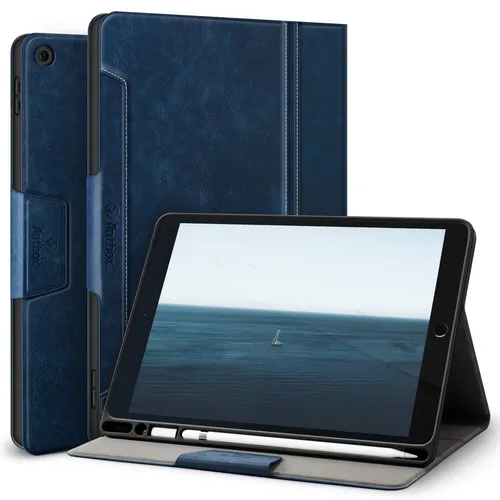 Antbox Hülle für iPad 10.2 (9 /8 /7 Generation) mit Stifthalter Auto Schlaf/Wach