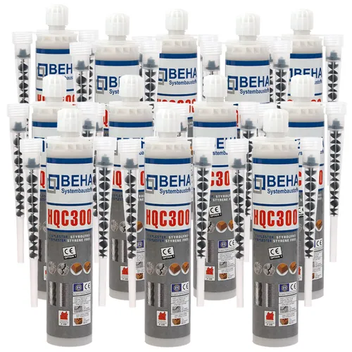 Verbundmörtel Klebemörtel Injektionsmörtel für Gewindestangen, Ankerstangen 12 x