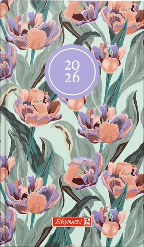 BRUNNEN 1075615026 Taschenkalender Mod. 756 2026 Botanical A6, Papier | Buch