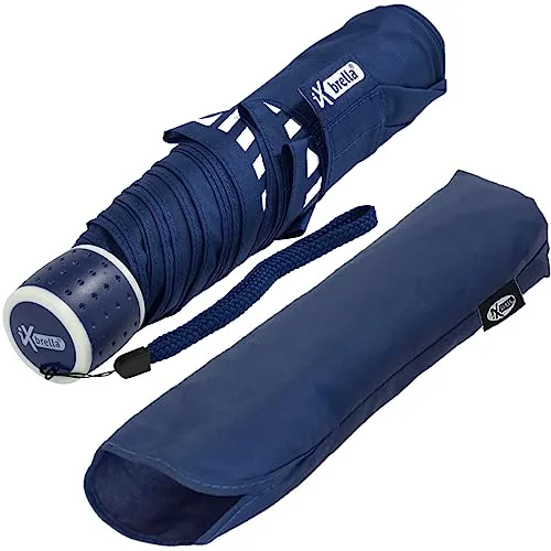 iX-brella Mini Kinderschirm Safety Reflex extra leicht - blau