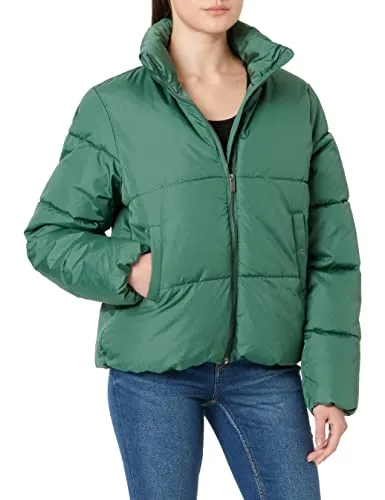 VITATE L/S Short Puffer Jacket - NOOS - Funktionsjacke mit großem Kragen und Metall-Reißverschluss, ideal für stilvolle Wärme an kühlen Tagen.